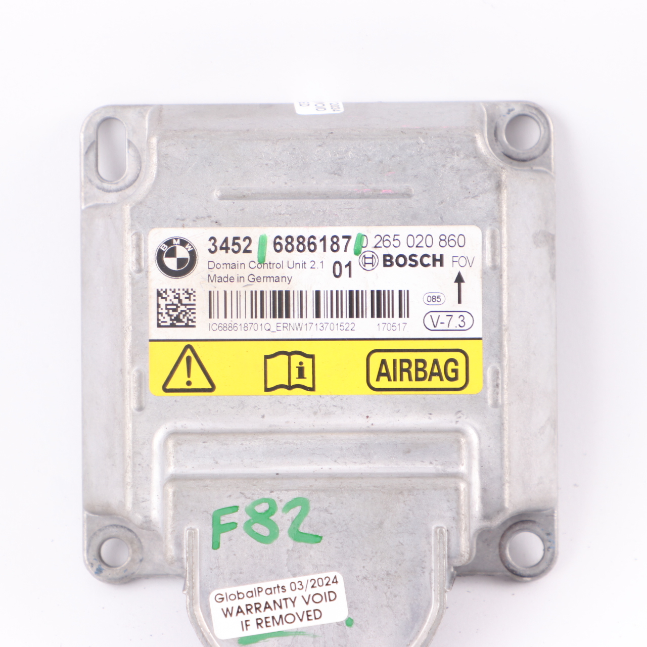 Airbag-Modul BMW F20 F21 F30 F31 F32 ECU ICM Plus Steuergerät Airbag 6886187