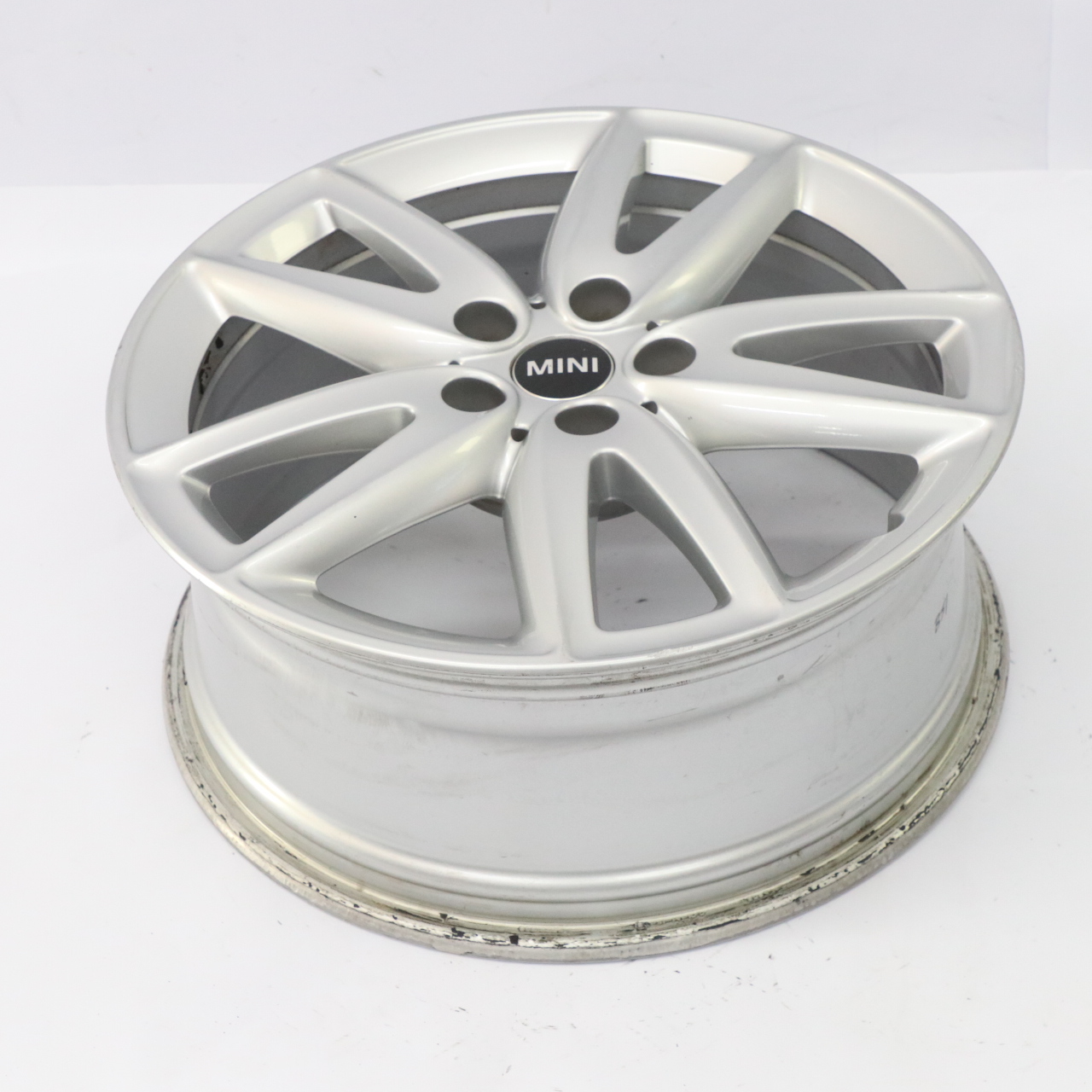 Mini F60 Jante alliage argent brillant 18" JCW Grip Spoke 815 ET:51 7,5J 6888852