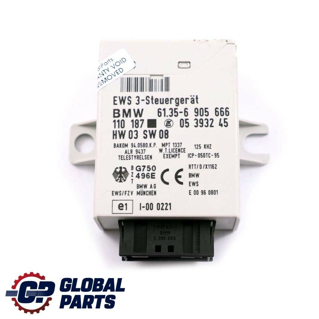 BMW E39 E46 Mini Cooper R50 EWS3 Steuerung  Einheit 3 Wegfahrsperre  Modul ECU