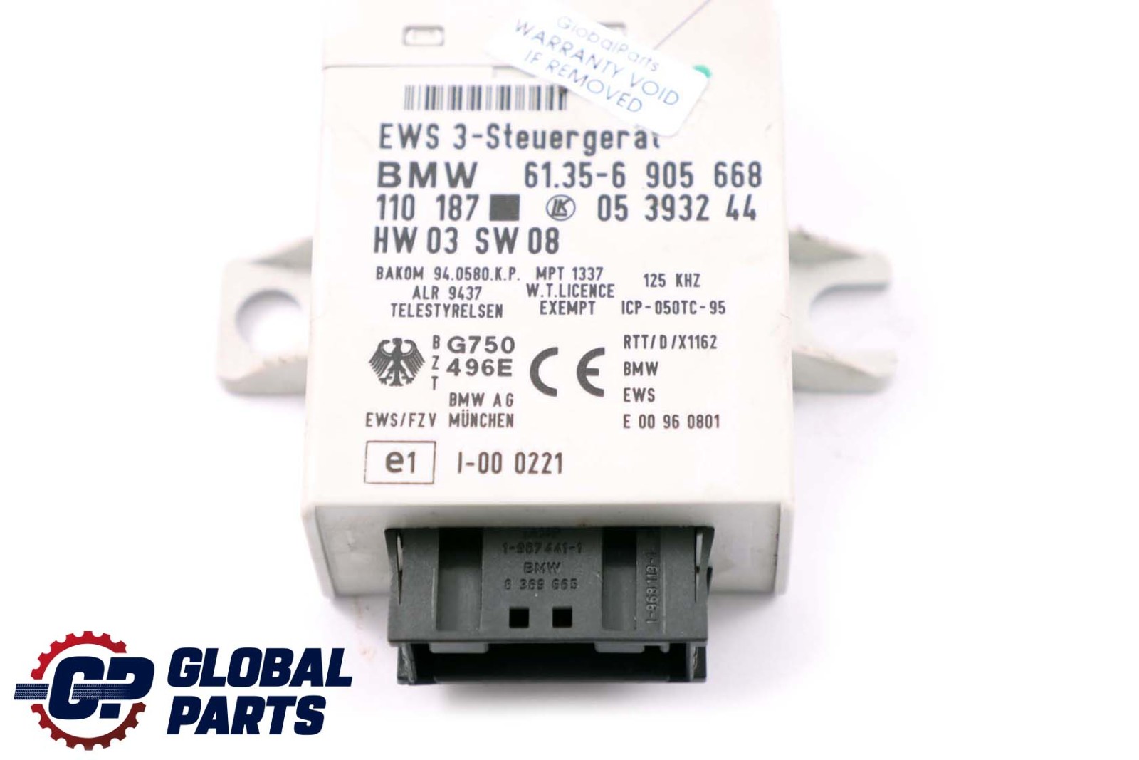 BMW X3 X5 E39 E46 E53 E83 Mini R50 R52 Steuergerät Steuergerät EWS3 6905668