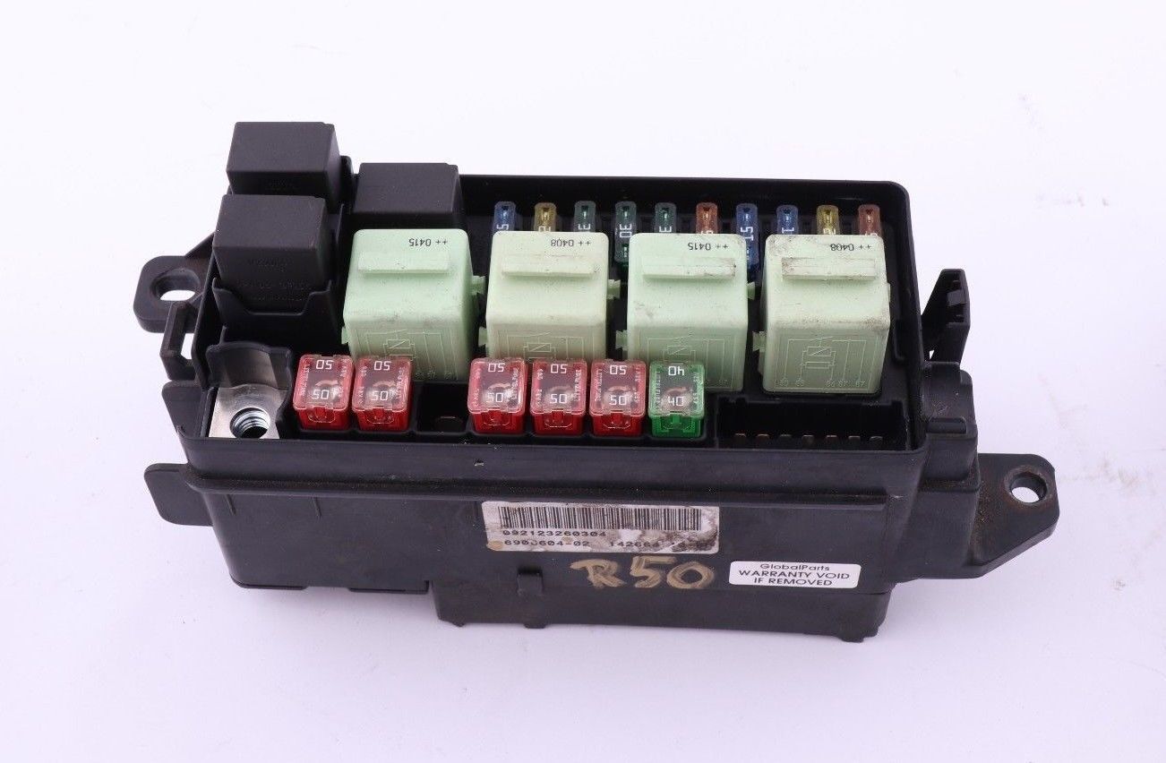 Mini Cooper One R50 R52 R53 Power Distribution Fuse Box Front 6906604