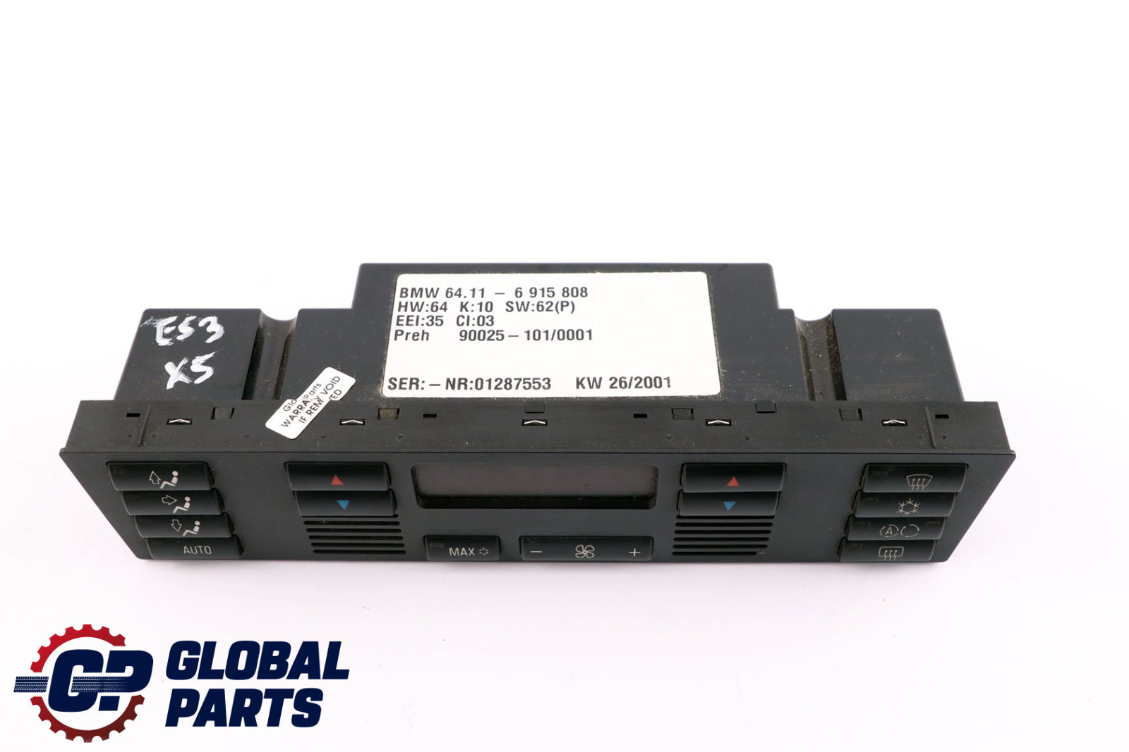 BMW X5 E53 Automatic Air Conditioning Control 6915808