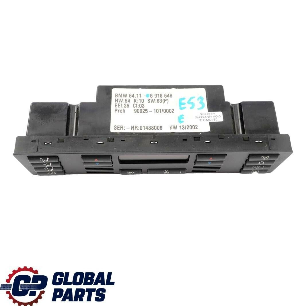 BMW X5 er E53 Bedienteil Klimaautomatik 6916646 64116927898