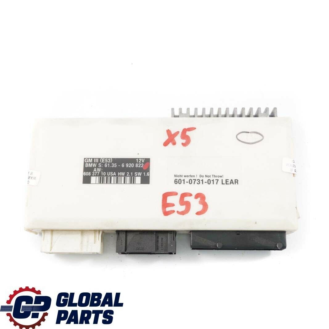 BMW X5 er E53 Grundmodul 3 Unit ECU GM III 61356920822 6920822