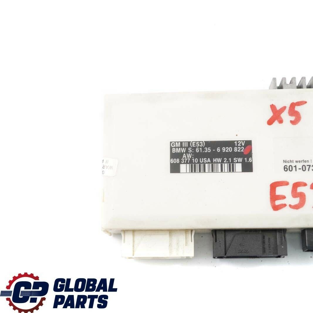 BMW X5 er E53 Grundmodul 3 Unit ECU GM III 61356920822 6920822