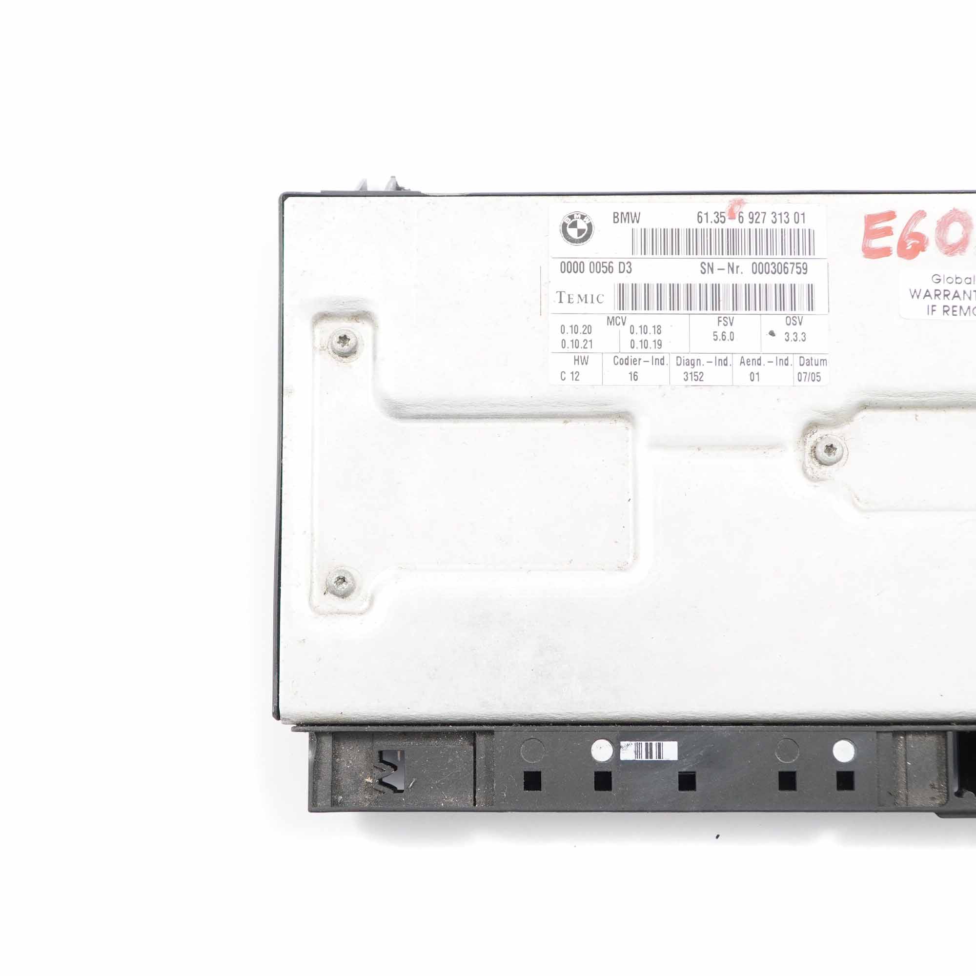 Sitzmodul BMW E60 E61 E65 E66 Front Steuergerät ECU 6927313