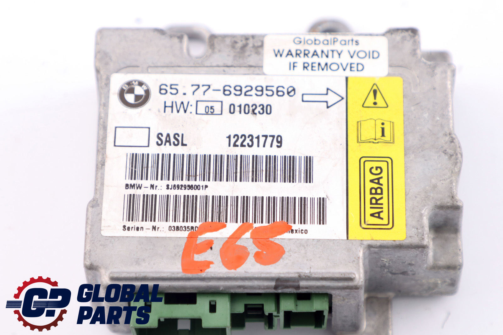 BMW 7 Series E65 E66 E67 A-pillar Sensor Left N/S 6929560