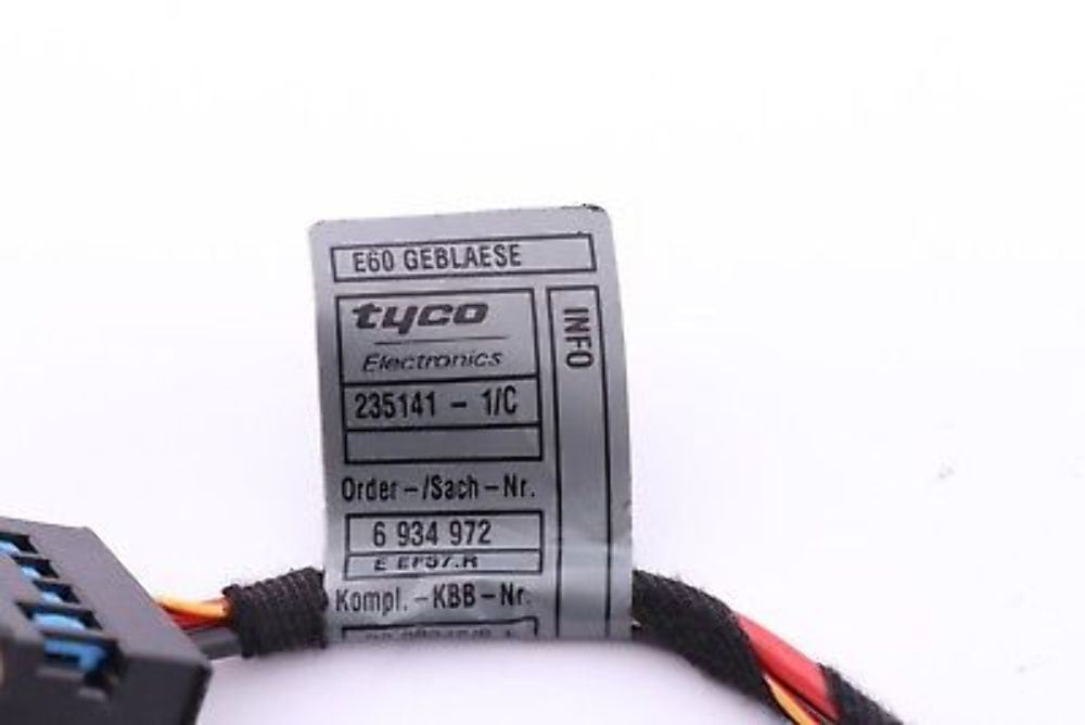 BMW 5 6 SERIES E60 E60N E61 E61N E63 E63N E64 E64N LCI Wiring Harness Fan