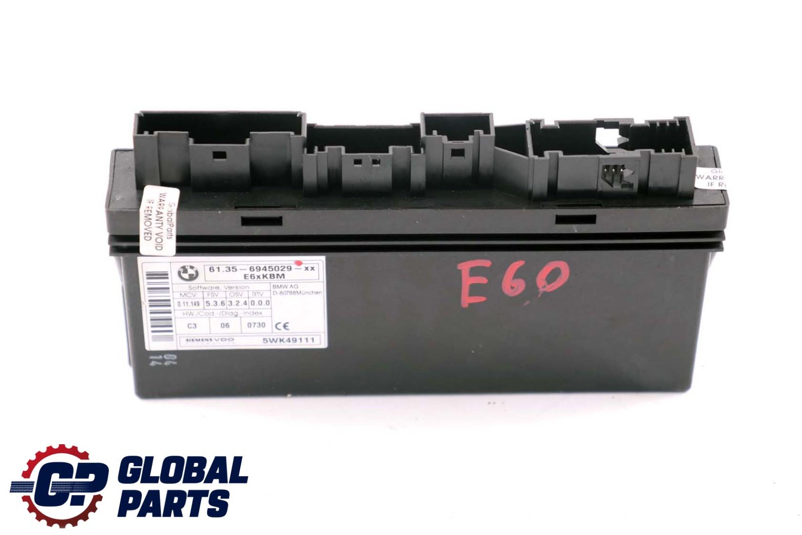 BMW 5 6 Reihe E60 E63 E64 Karosseriemodul ECU Steuergerät 6945029 61356945029