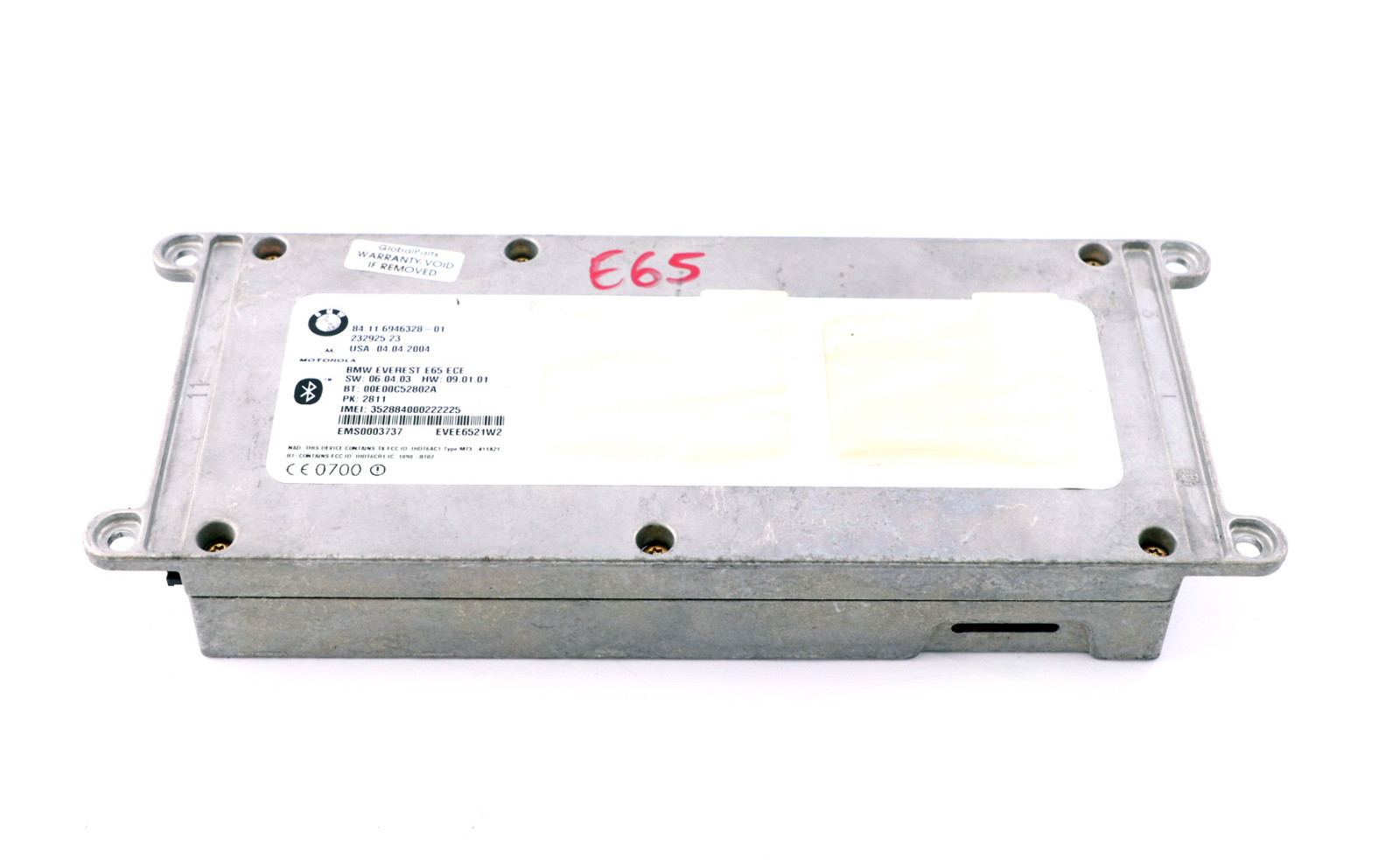 BMW E65 E66 Telematics Bluetooth Control Unit Module 6946328