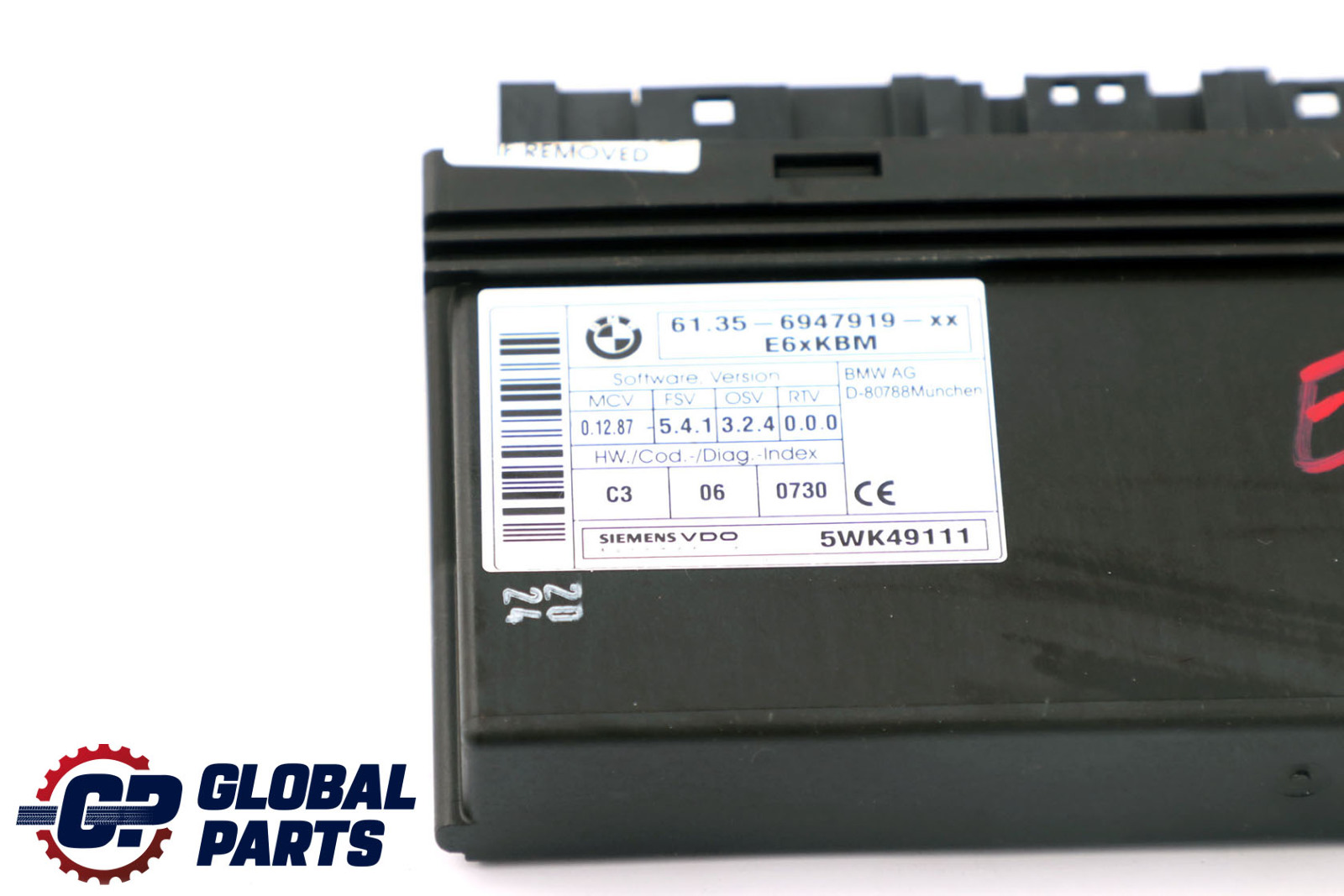 BMW E60 E63 E64 Body Control Modul ECU 61356947919 6947919