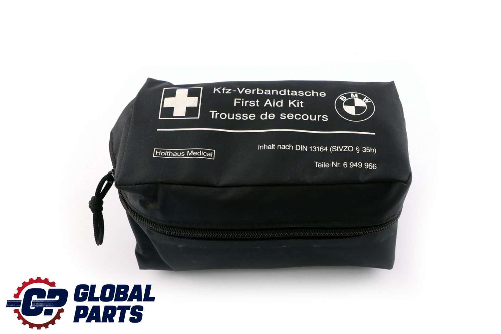 BMW & MINI Universal First Aid Emergency Medical Kit Black Pouch