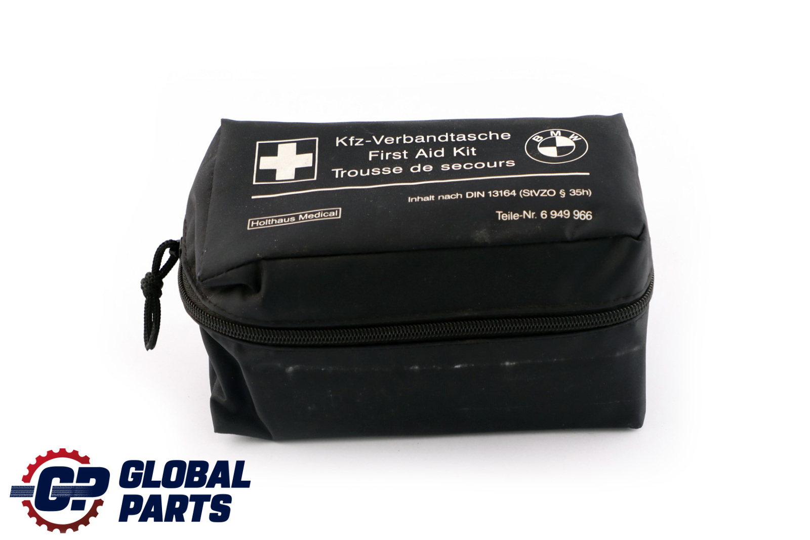 BMW & MINI Universal First Aid Emergency Medical Kit Black Pouch