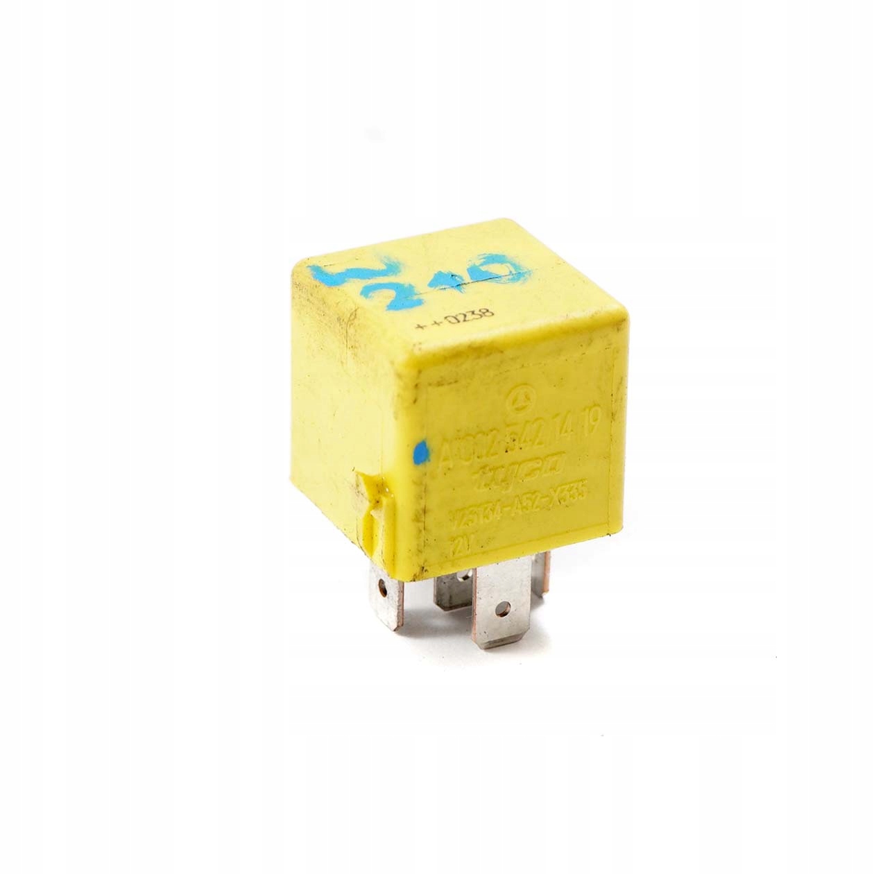 Mercedes A C E M W163 W169 W203 W210 Relay 5-Pin Yellow TYCO A0025421419