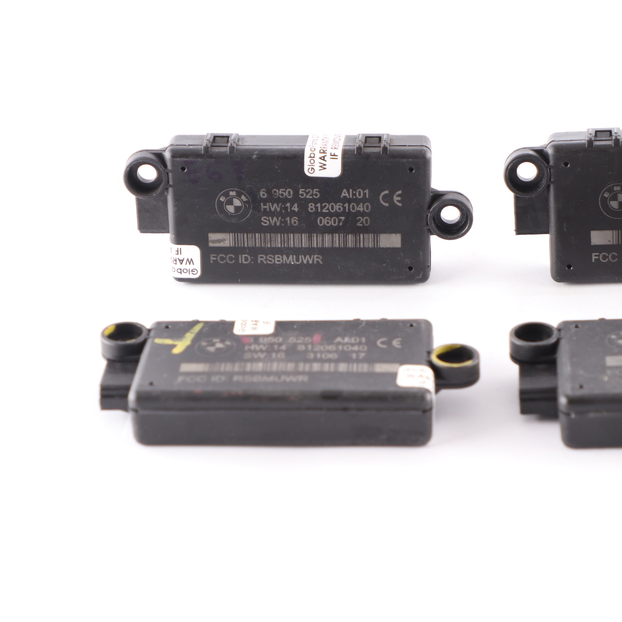 4 x BMW E63 E64 E93 Alarm anlage Modul Sensor DWA Steuergerät Set 6950525