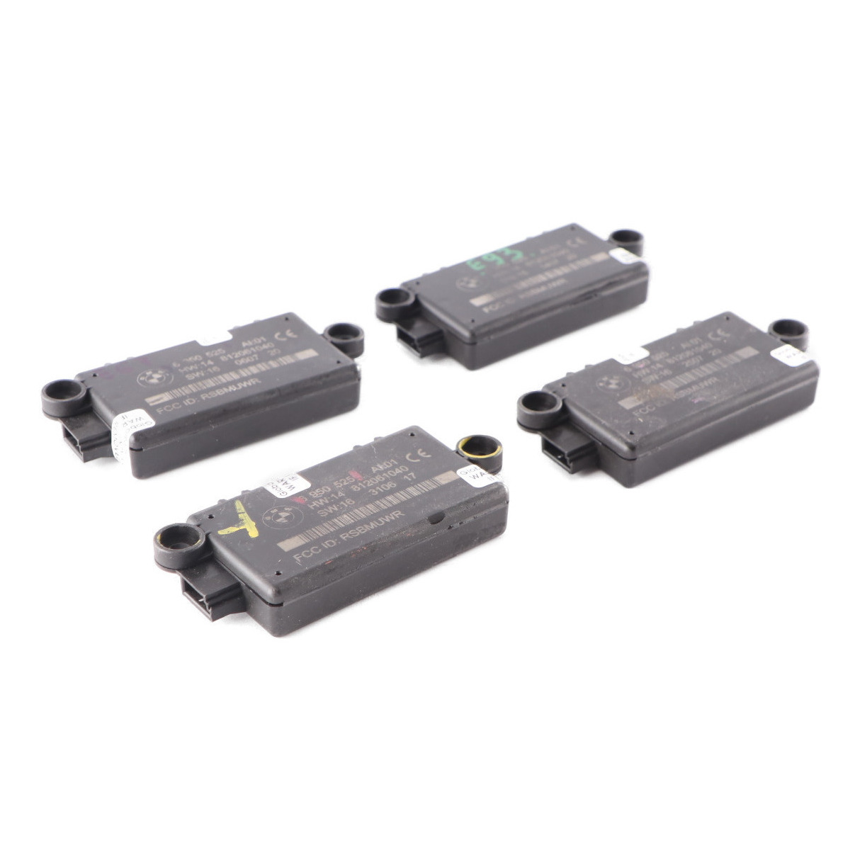 4 x BMW E63 E64 E93 Alarm anlage Modul Sensor DWA Steuergerät Set 6950525