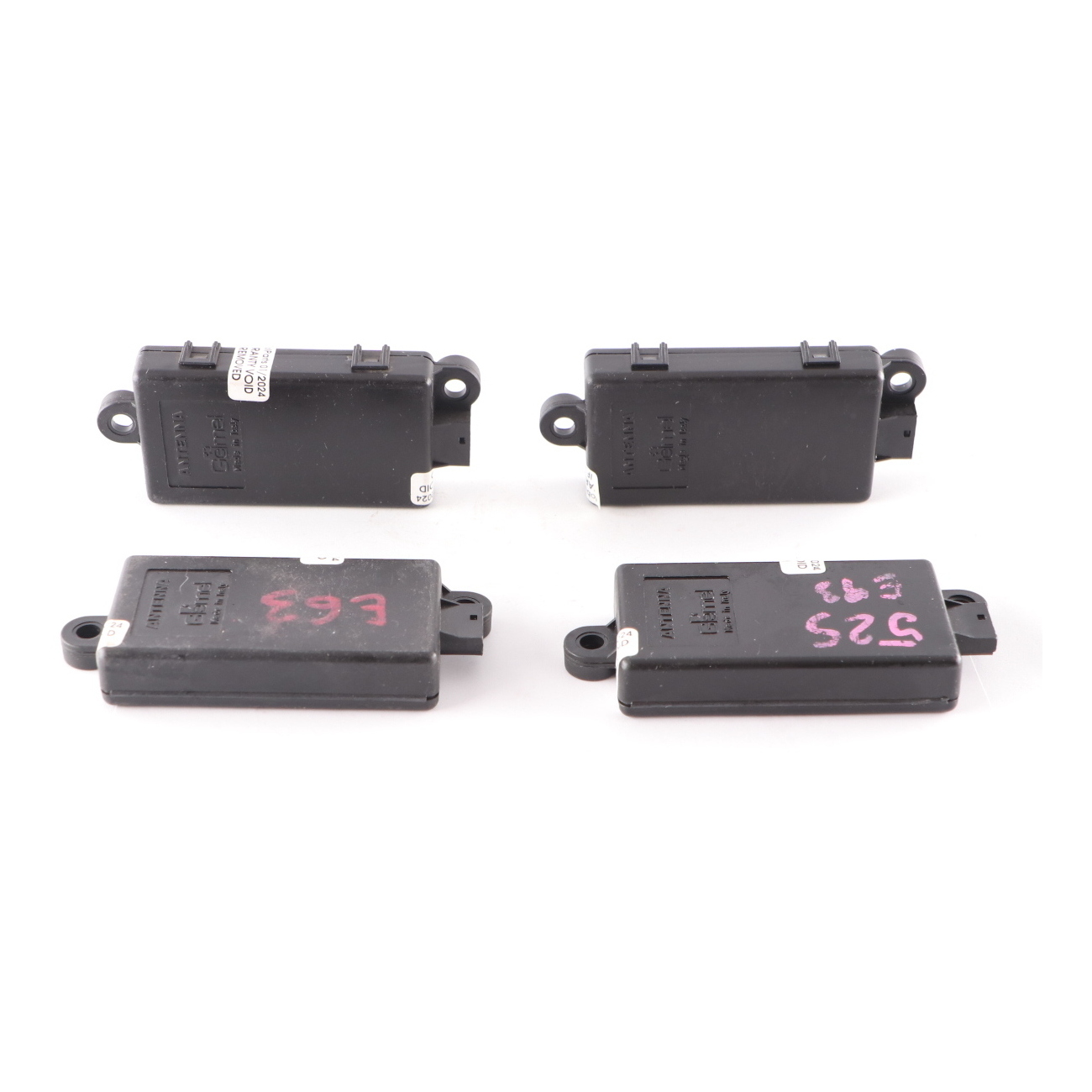 4 x BMW E63 E64 E93 Alarm anlage Modul Sensor DWA Steuergerät Set 6950525