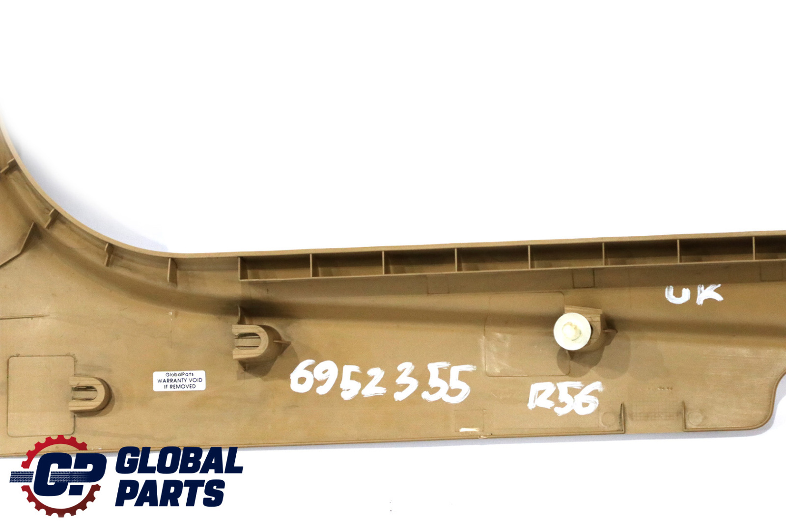 BMW MINI Cooper One R56 Lateral entry trim panel bottom front left N/S Beige