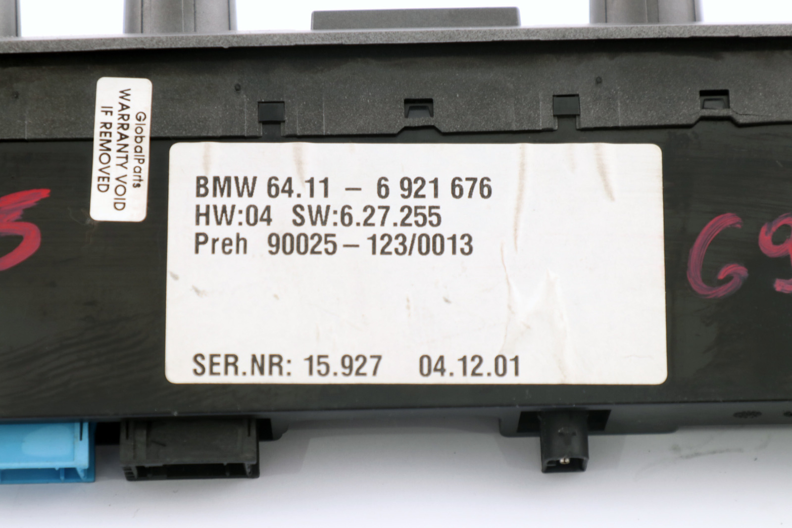 BMW 7 er E65 Bedienteil Klimaautomatik 6953185