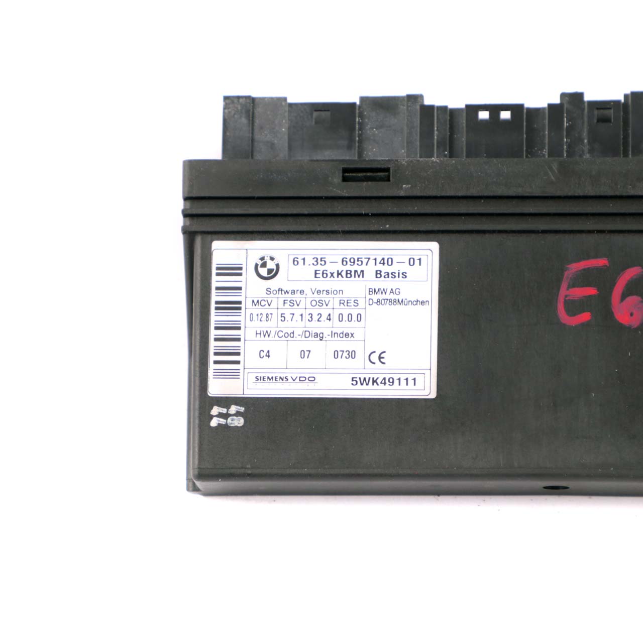 BMW E60 E63 E64 Körper Steuerung Modul ECU Steuergerät 6957140