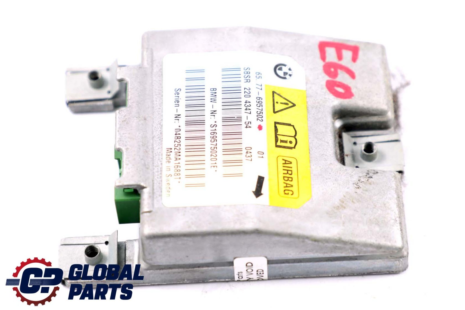 BMW 5 6 Series E60 E61 E63 Sensor B-pillar Airbag Right O/S 6957502