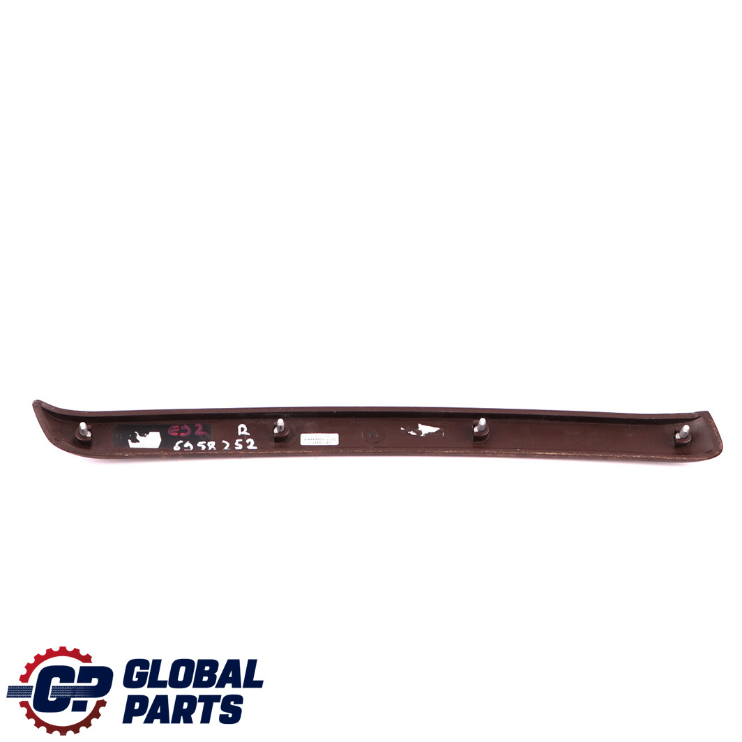 BMW 3 E92 E93 Decor Strip Right Panel O/S Wood Trim Poplar Grain Pappel Hell