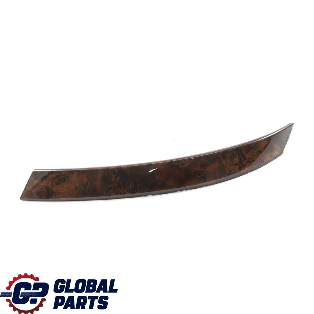 BMW 5 Series E60 E61 Handle Trim Strip Rear Right O/S Poplar Woodgrain Brown