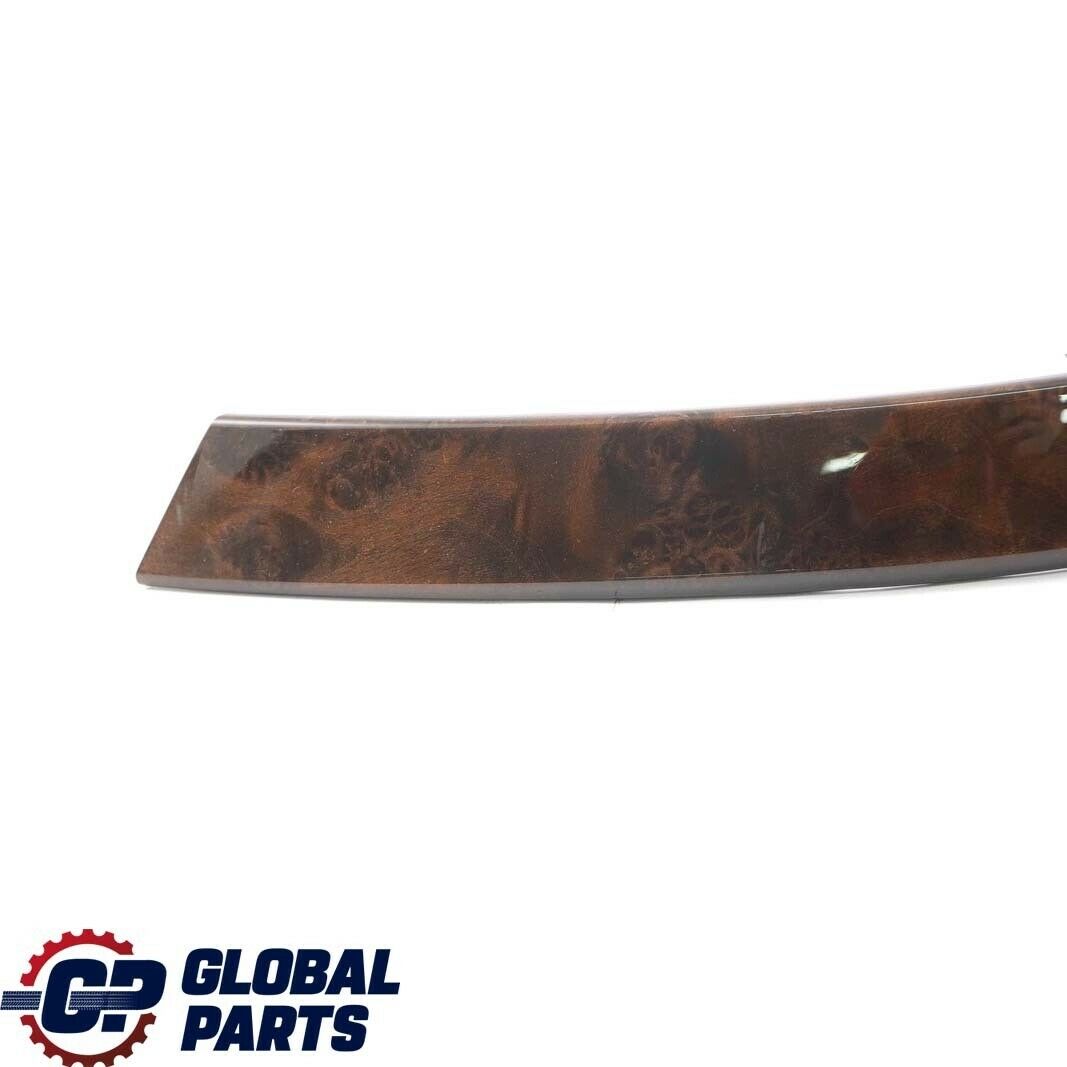 BMW 5 Series E60 E61 Handle Trim Strip Rear Right O/S Poplar Woodgrain Brown