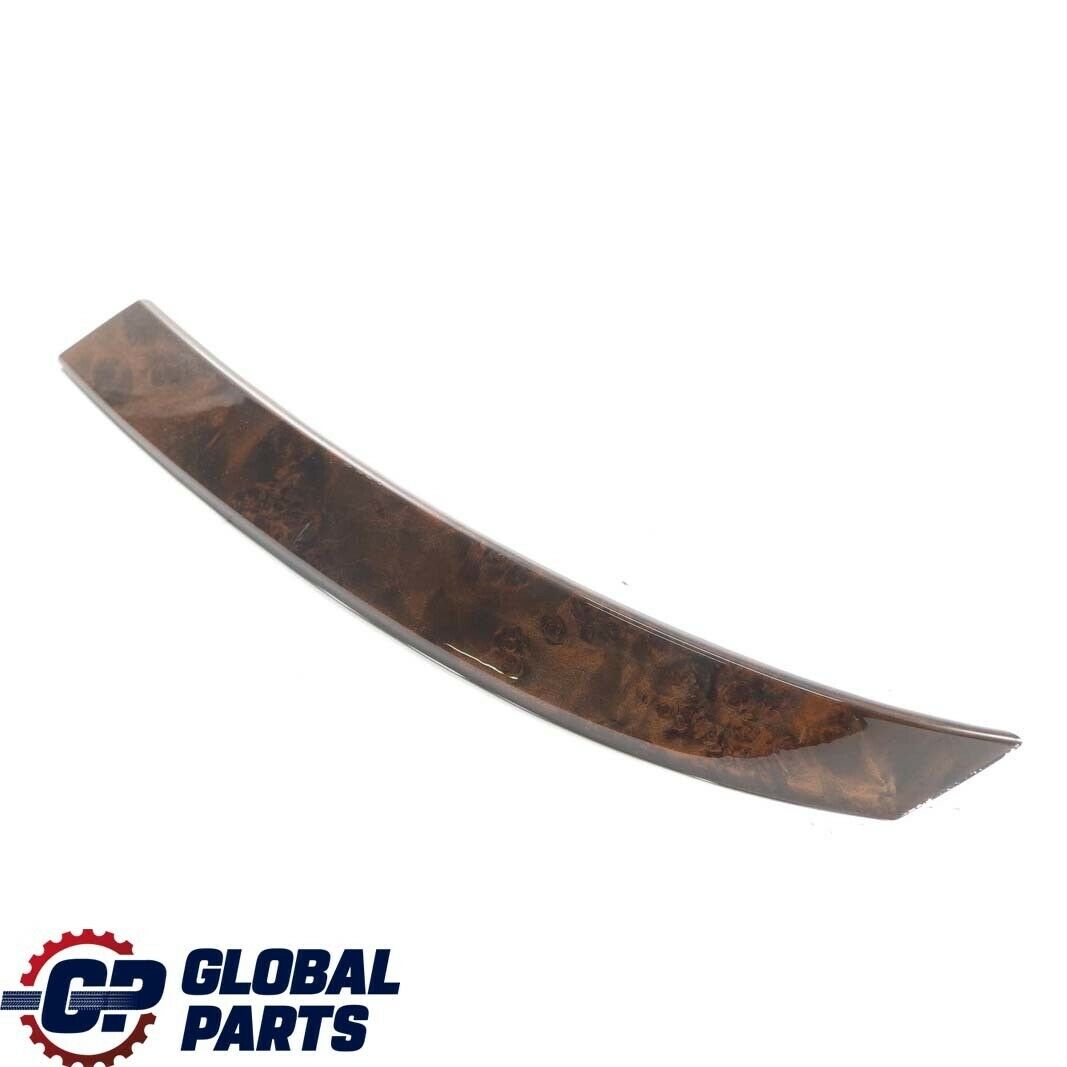 BMW 5 Series E60 E61 Handle Trim Strip Rear Right O/S Poplar Woodgrain Brown