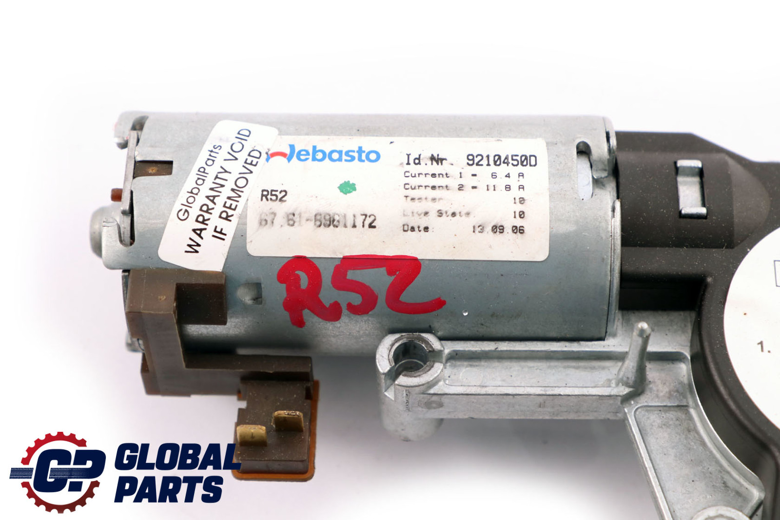 MINI R52 Convertible Folding Sliding Roof Motor Drive Unit Webasto 6961172