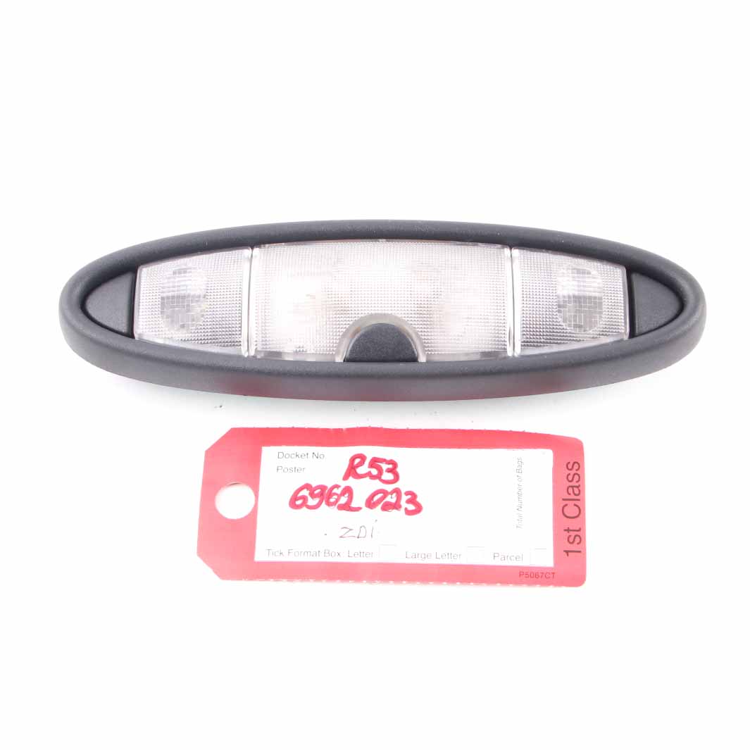 Reading Light Mini Cooper R50 R53 Interior Lamp Roof Black Headlining 6962023