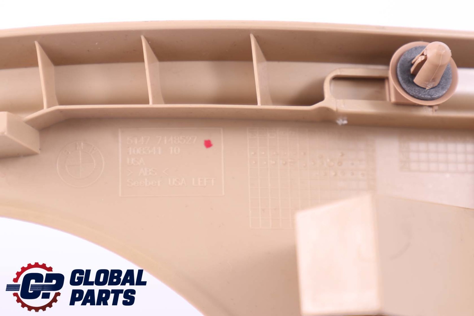 BMW X5 Series E70 Cover Strip Entrance Rear Left N/S Inner Trim Beige 7148527