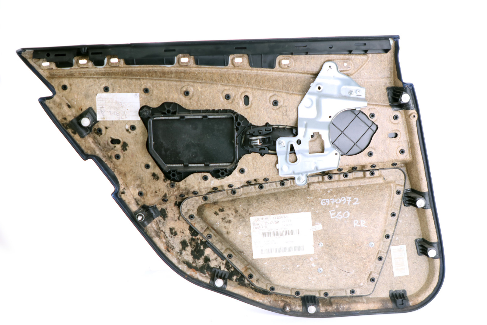 BMW 5 Reihe E60 E61 Türverkleidung Stoff hinten rechts ANTHRAZIT 6970972