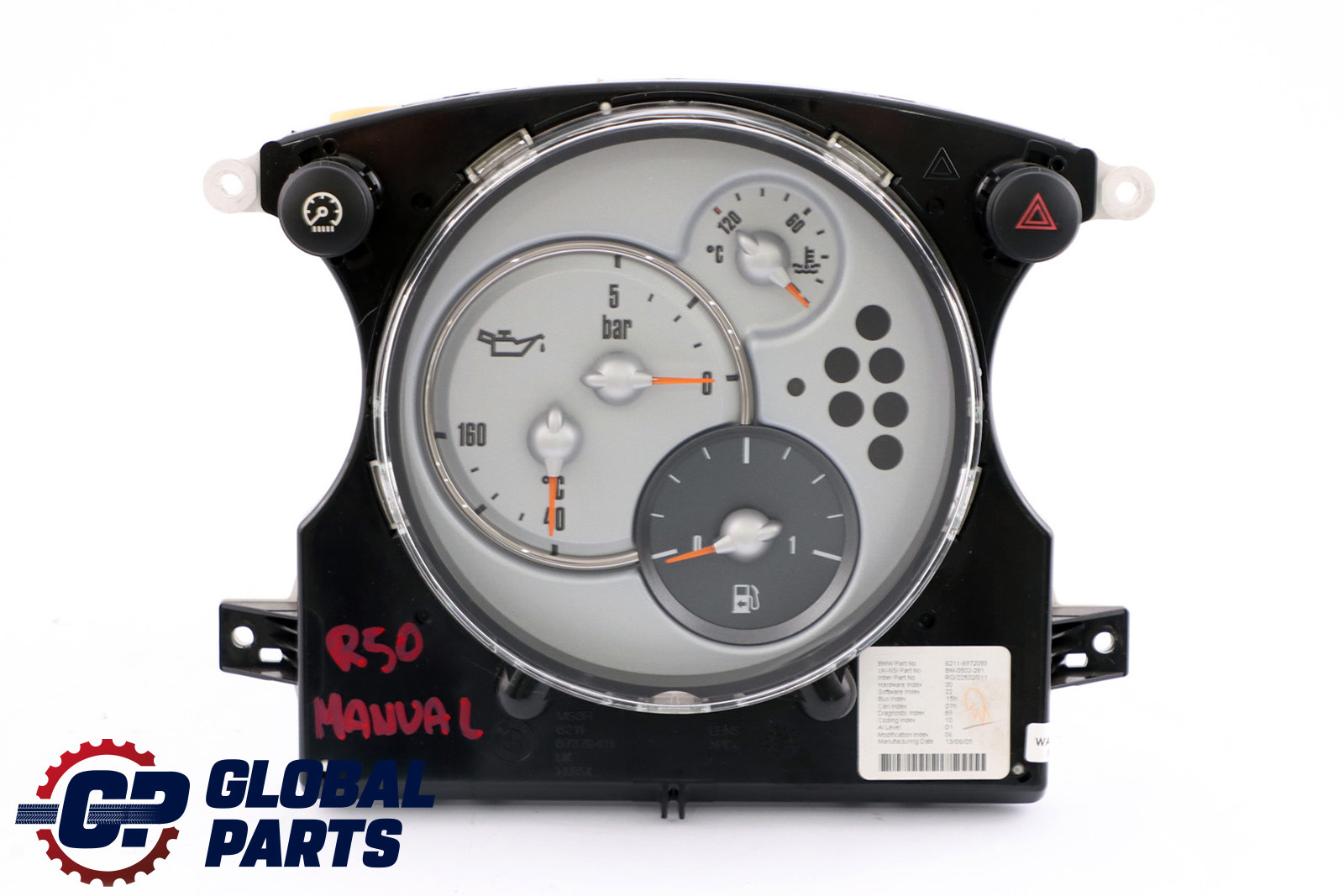 Mini Cooper One R50 R52 R53 Instrumentenkombination Chrono Paket 6972085