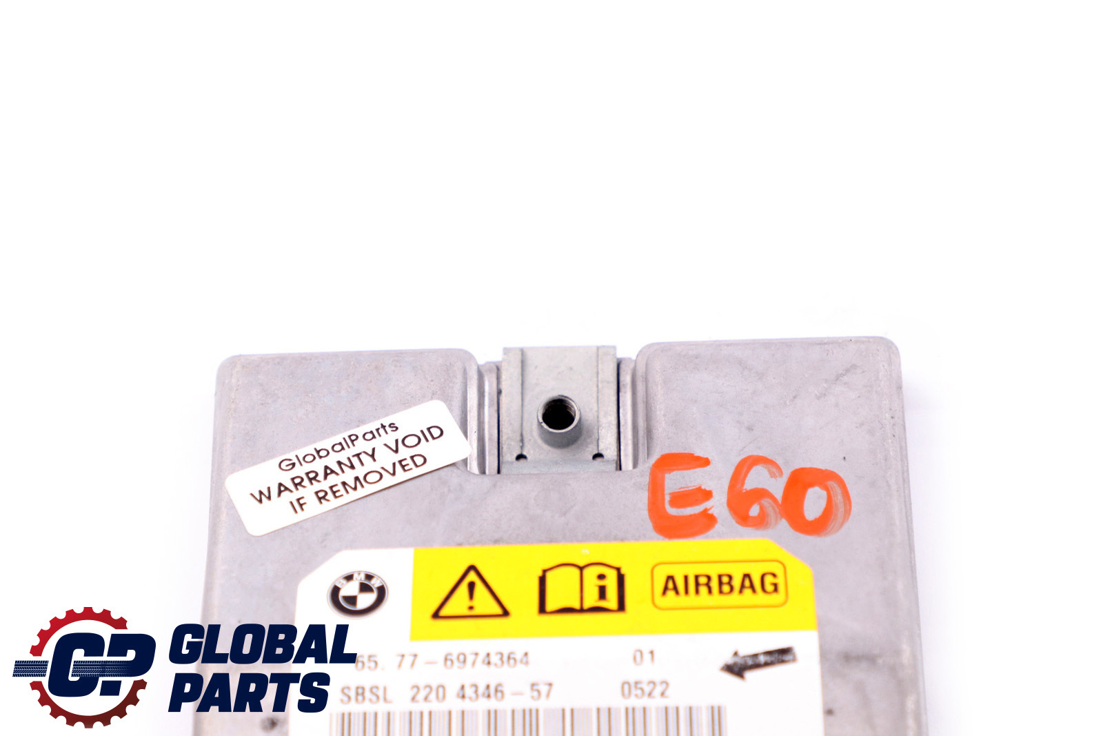 BMW 5 6 Series E60 E61 E63 Left B-pillar Airbag Sensor N/S 6974364