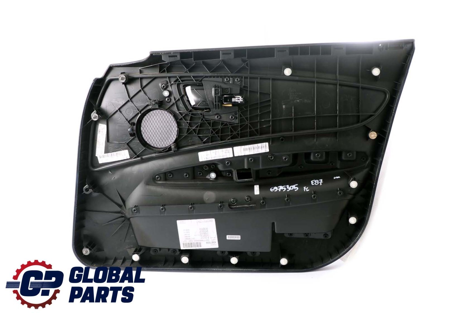 BMW E87 LCI Tapicerka Panel Boczek Drzwi Lewy Przód Antracyt 6975305