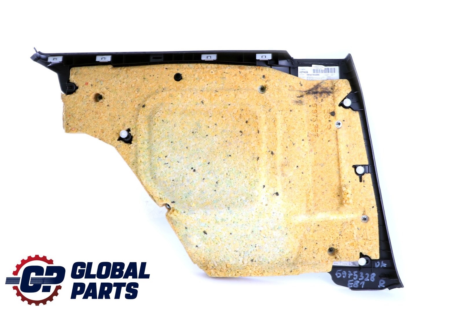 BMW 1 Series E81 Rear Right O/S Lateral Trim Panel Elektra Antracite