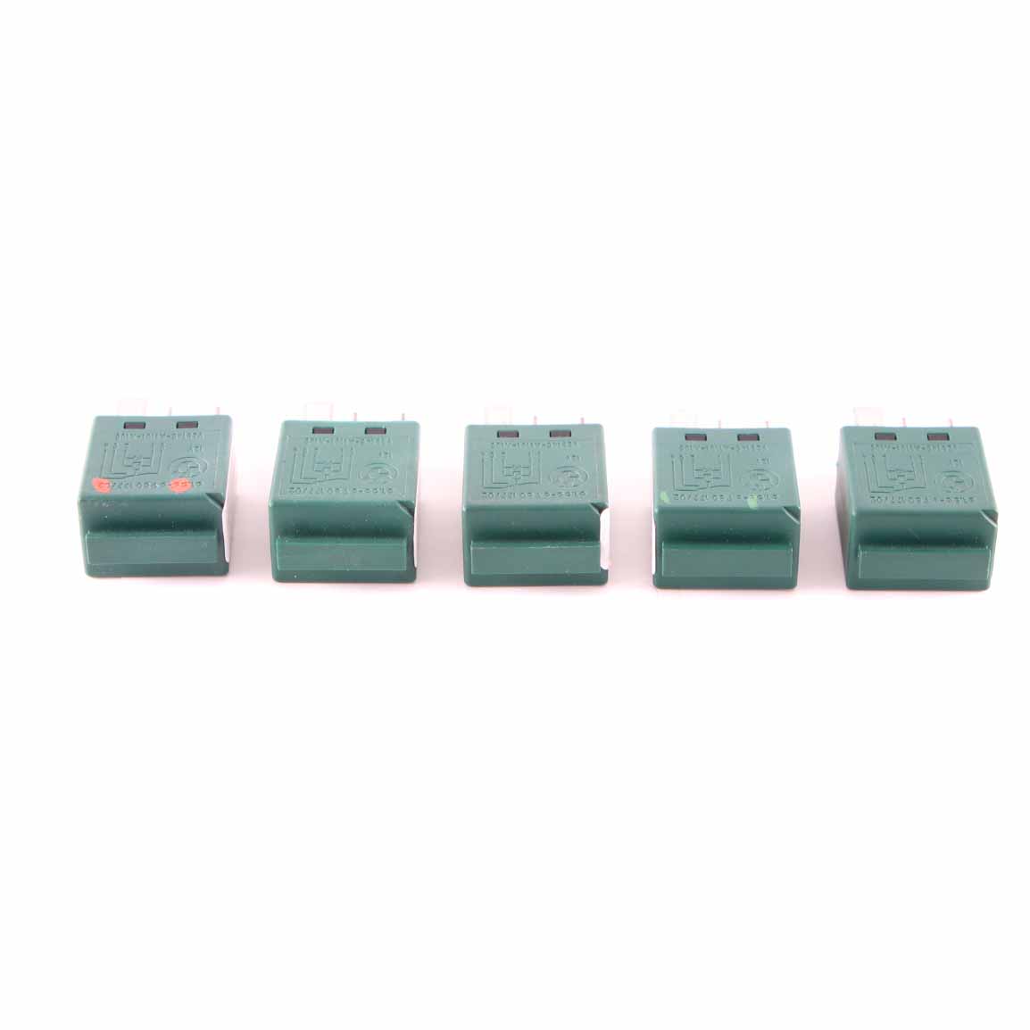 BMW E81 E87 E90 E91 F10 F11 X5 E70 Relay Unit Green Set TYCO 5 Pins 6980177