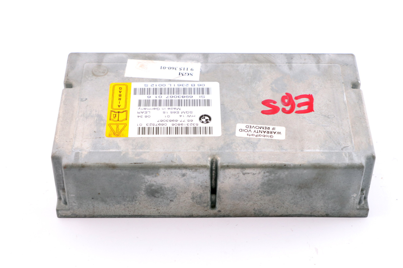 BMW E66 E67 Airbag ECU Steuergerät Gateway Modul 6983067