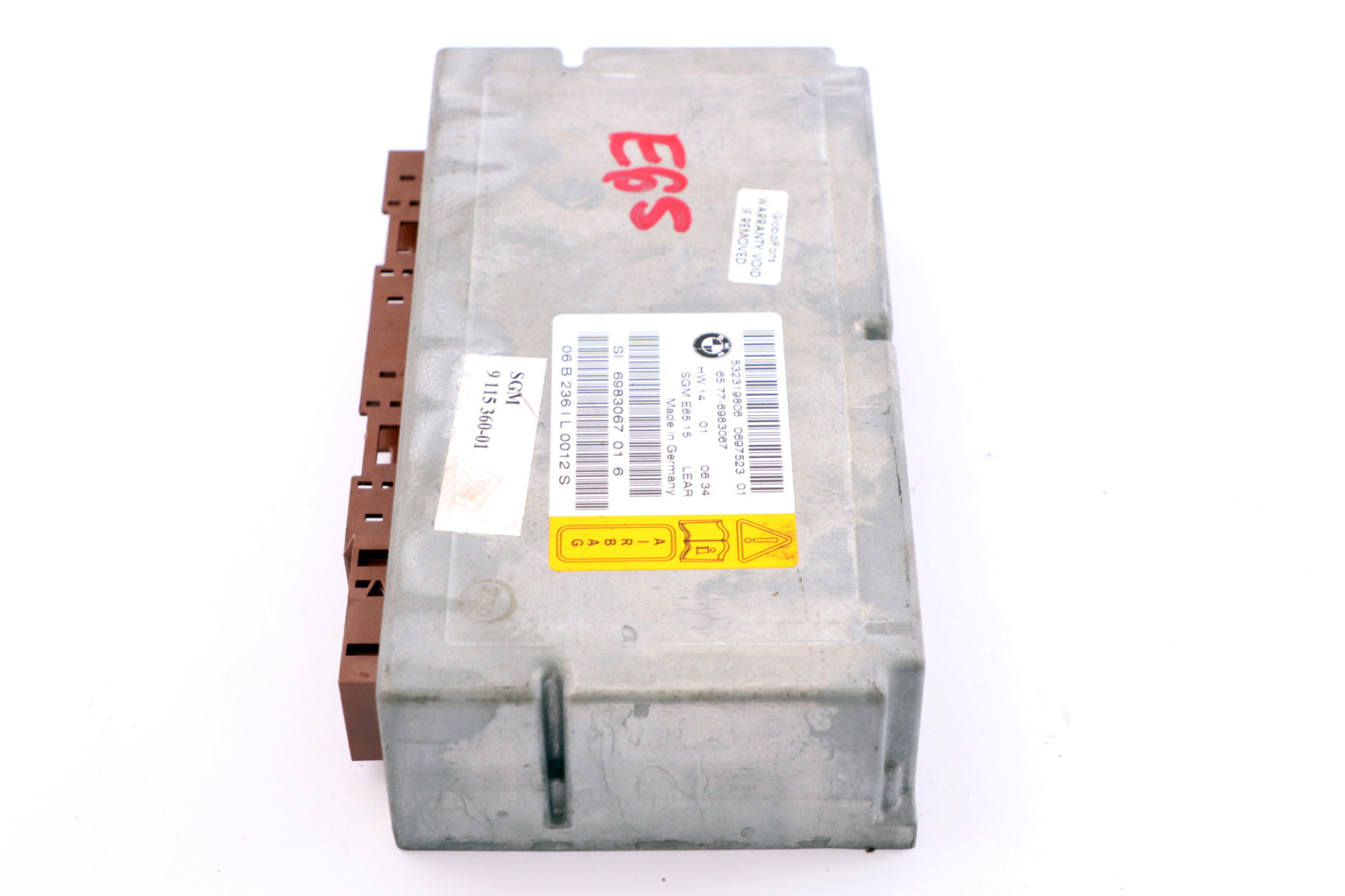 BMW E66 E67 Airbag ECU Steuergerät Gateway Modul 6983067