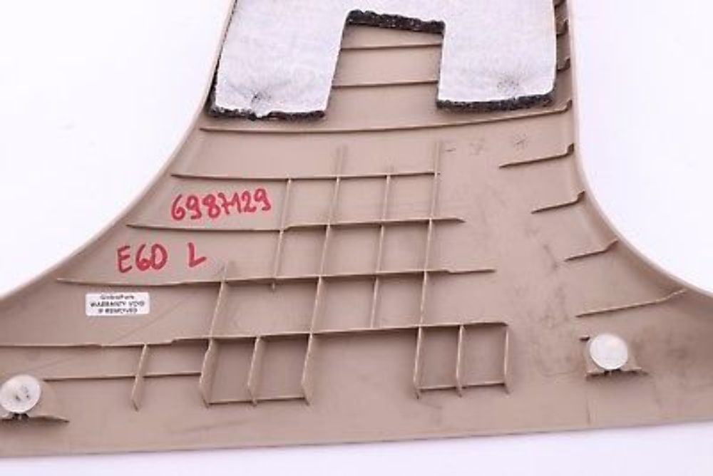 BMW 5 Series E60 E61 LCI Cover Trim Panel B Column Bottom Pillar Left N/S Beige