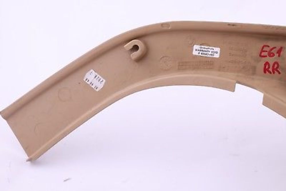 BMW 5 Series E61 E61 LCI Trim Panel Column Cover Rear Right O/S Cream Beige