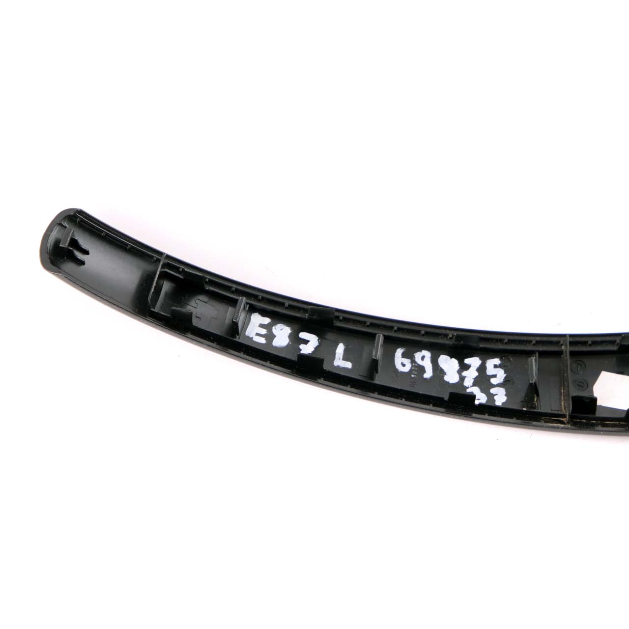 BMW 1 Series E81 E82 E87 LCI Left Door Cover Handle Trim Strip High Gloss N/S