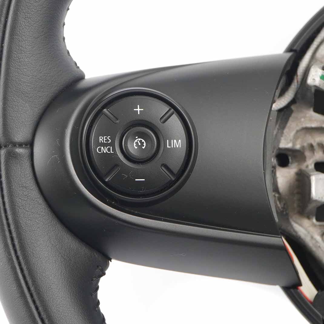 Mini Cooper F54 F55 F56 F60 Sport Leather 3 Spoke Steering Wheel Multifunction