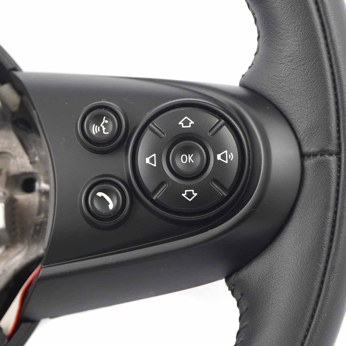 Mini Cooper F54 F55 F56 F60 Sport Leather 3 Spoke Steering Wheel Multifunction