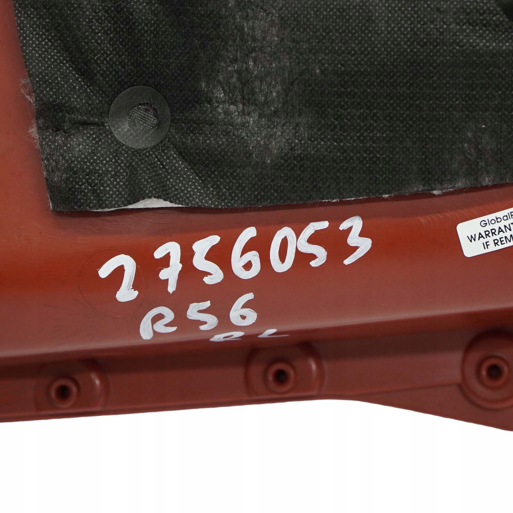 Mini Cooper R56 Seitenverkleidung Hinten Links Türverkleidung Redwood Red Rot