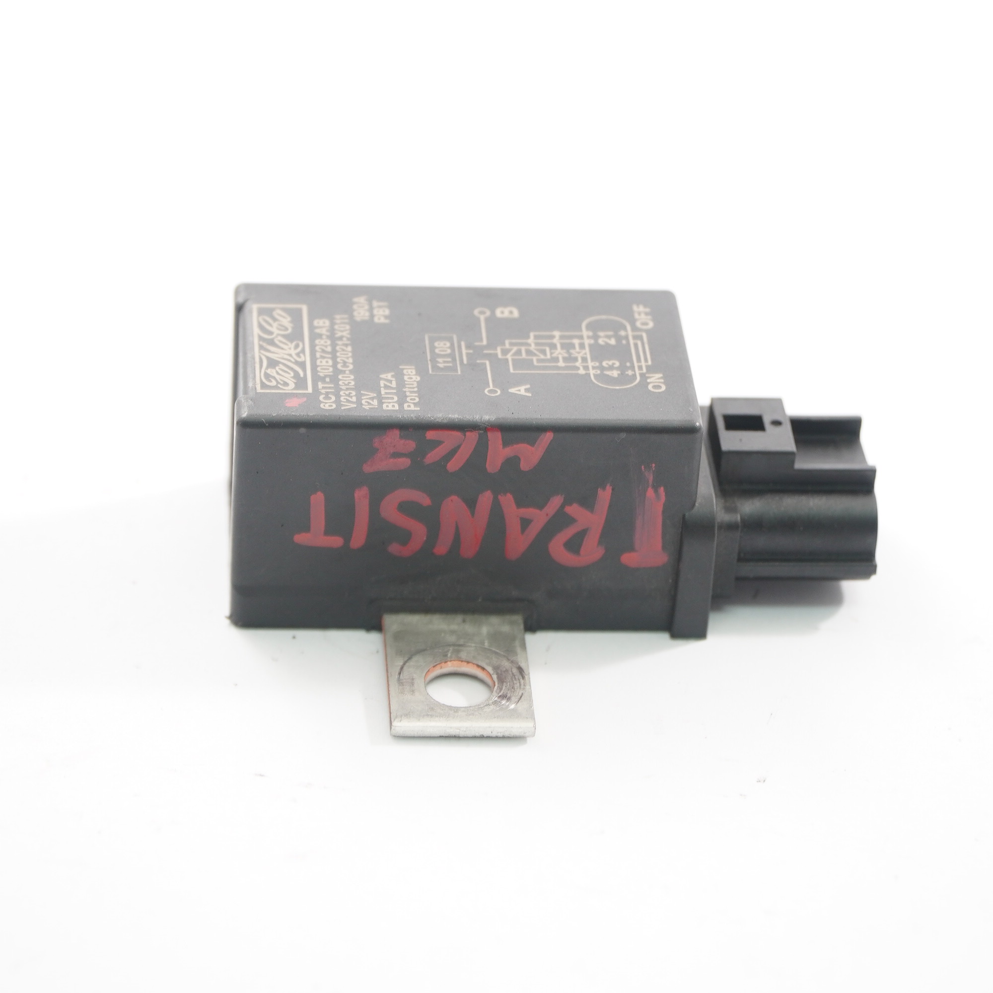 Ford Transit Mk7 Battery Crash Disconnection Control Relay 6C1T-10B728-AB