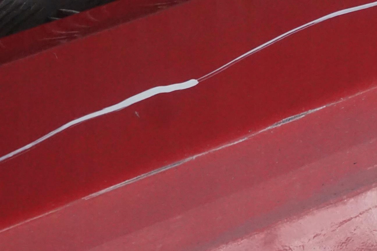 BMW 3 Series E90 E91 LCI 1 Sill Strip Side Skirt Right O/S Karmesinrot Red A61