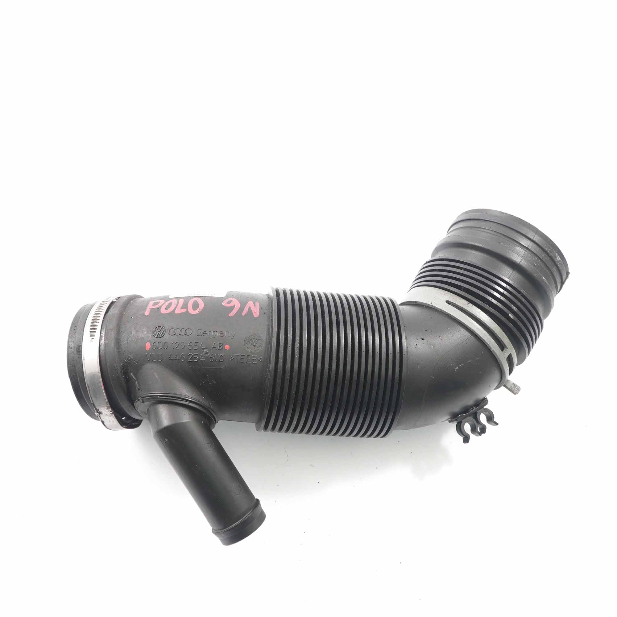 VW Volkswagen Polo 4 9N 1.4 TDI Diesel Air Intake Hose Pipe Line 6Q0129654AB