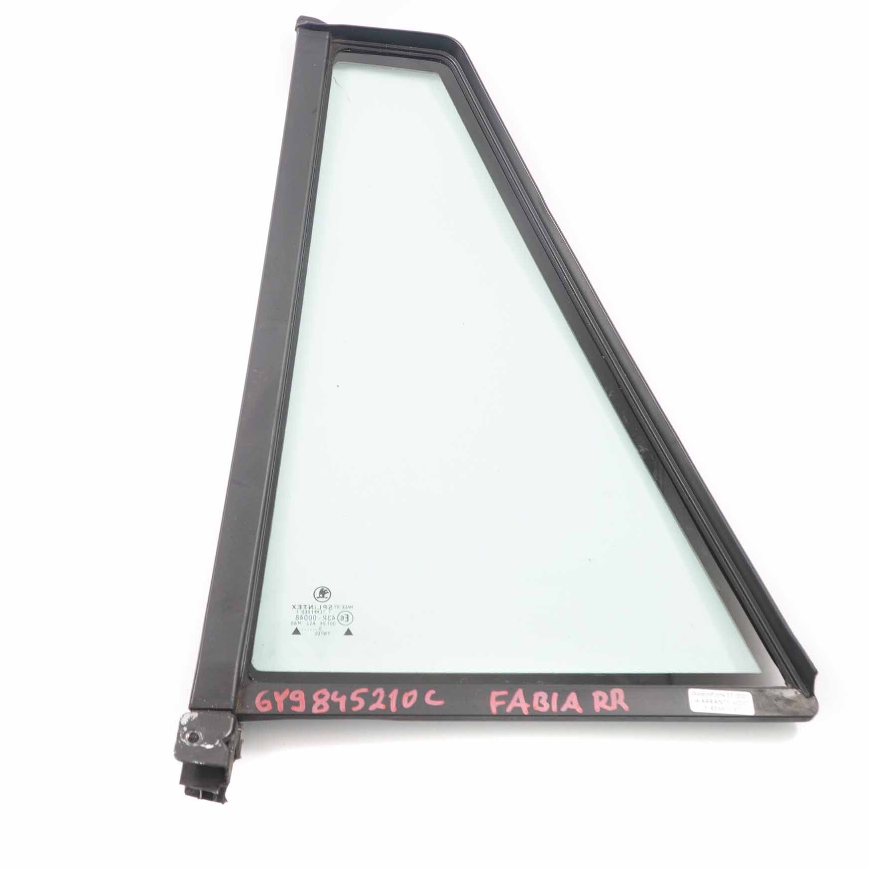 Skoda Fabia MK1 Combi Window Glass Rear Door Right O/S Quarter AS2 6Y9845210C